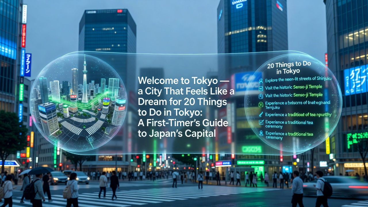 Welcome to Tokyo — a City That Feels Like a Dream