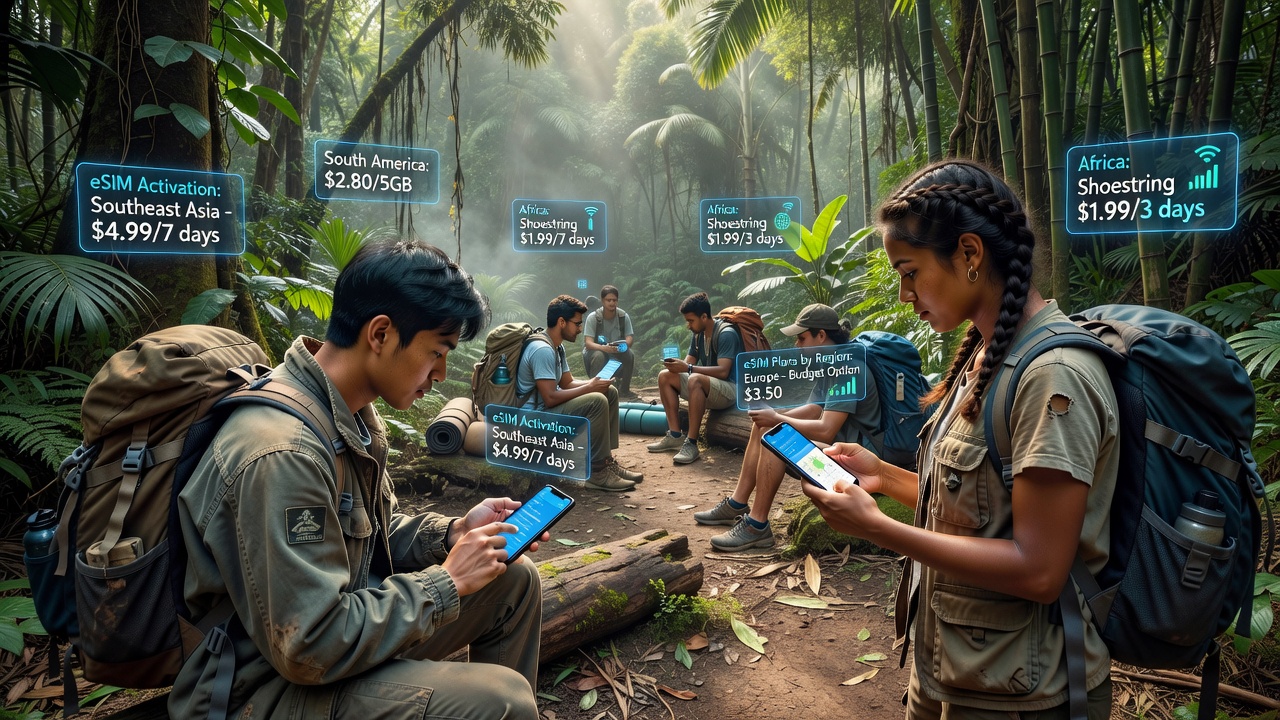 Cheap eSIM Plans by Region: What Backpackers Actually Pay