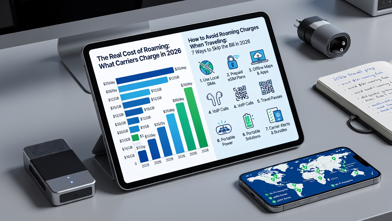 The Real Cost of Roaming: What Carriers Charge in 2026