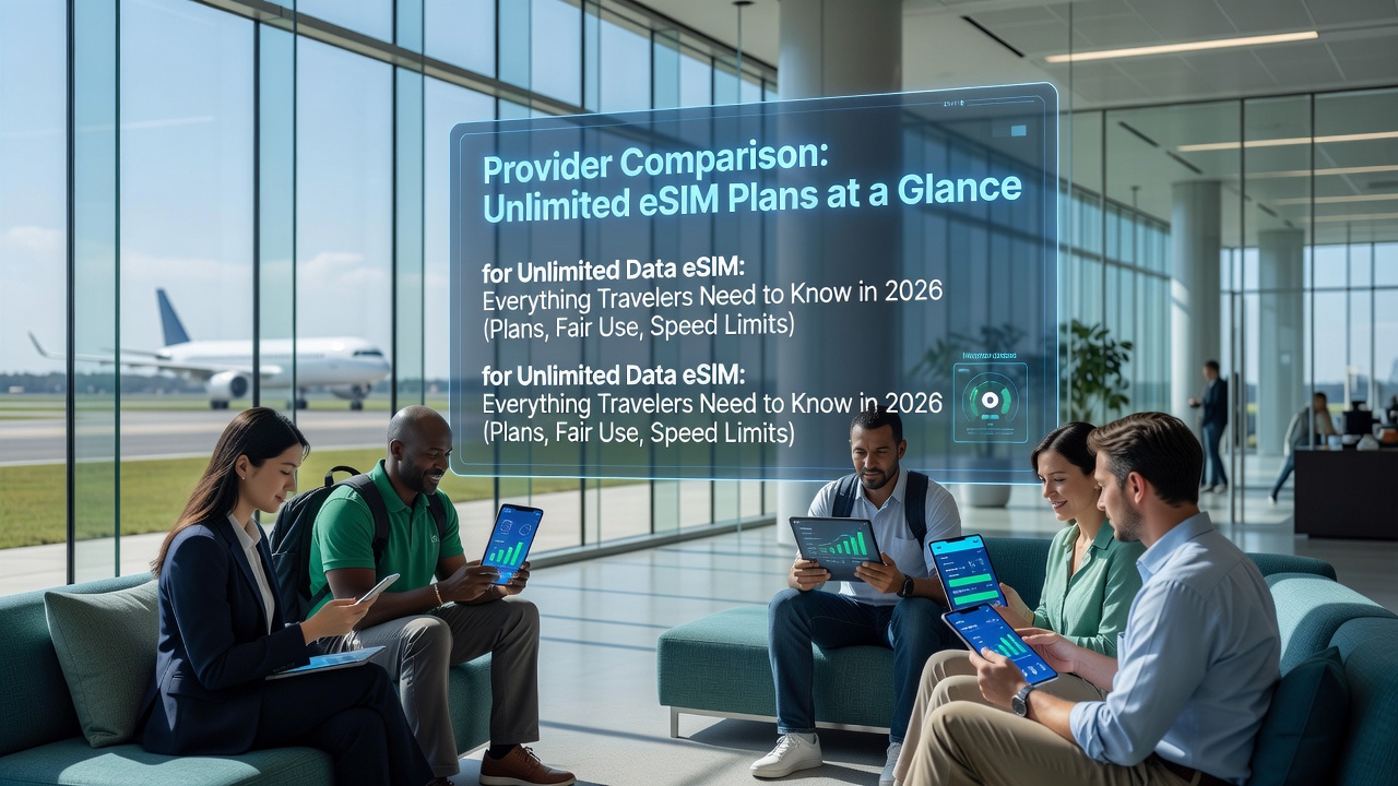 Provider Comparison: Unlimited eSIM Plans at a Glance